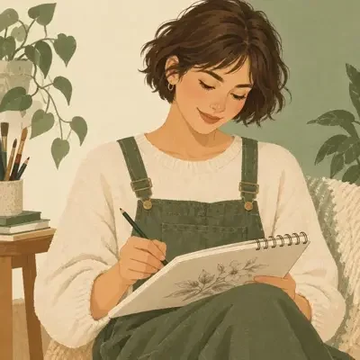 苏栖的头像插画