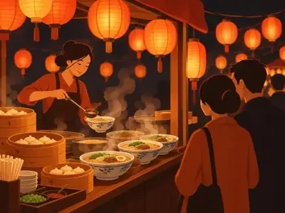 夜市灯还亮着 - 最后一碗桂花冻 夜市灯还亮着 第96话 章节配图